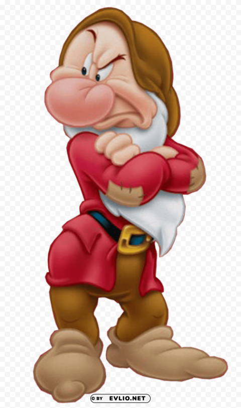 Grumpy Dwarf Isolated Illustration In HighQuality Transparent PNG