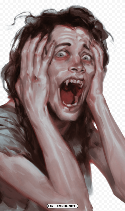 Vampire Scared PNG For Business Use