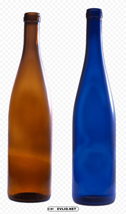 glass bottle Isolated Item on Transparent PNG Format