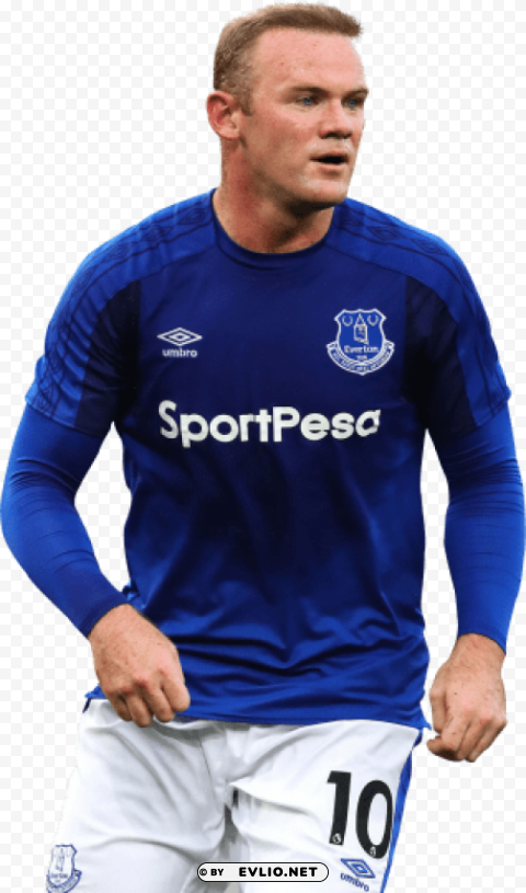 wayne rooney PNG with Transparency and Isolation