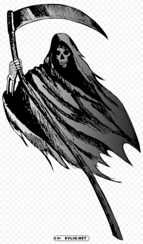 grim reaper Isolated Icon on Transparent PNG