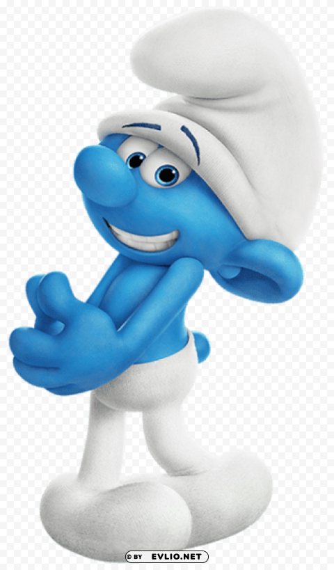 clumsy smurfs the lost village PNG photo without watermark