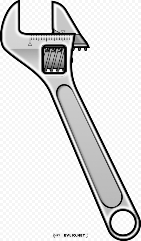 wrench spanner Isolated Character with Clear Background PNG