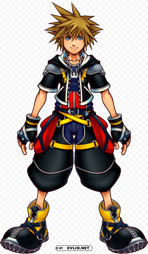 sora from kingdom hearts PNG images alpha transparency
