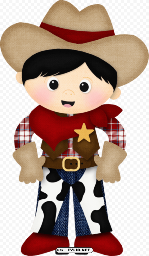 cowboy and cowgirl Transparent Background PNG Isolated Item