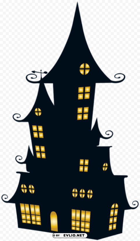 halloween house PNG photo