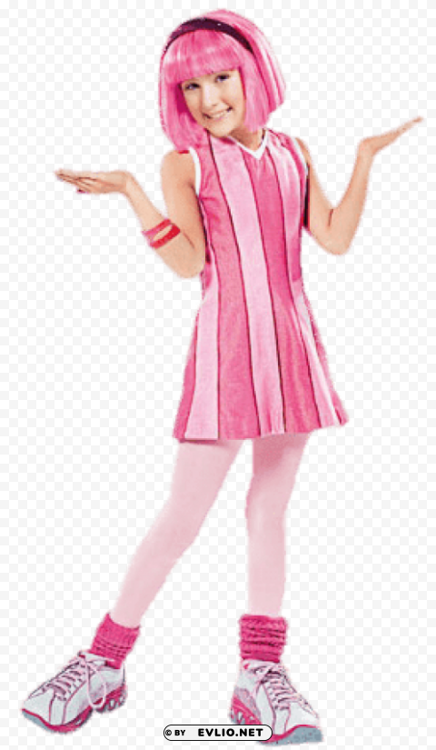 lazytown stephanie hands up Transparent PNG download clipart png photo - 838e2eff