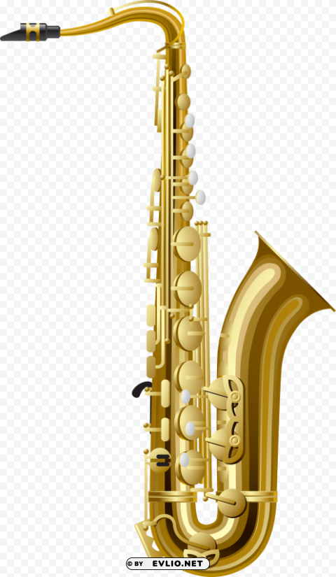 saxophone Isolated Subject in Transparent PNG Format