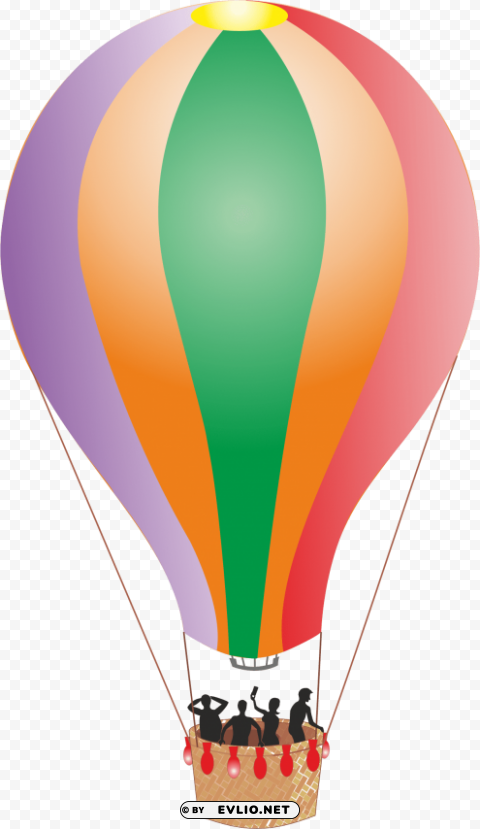 air balloon Isolated Element on HighQuality Transparent PNG