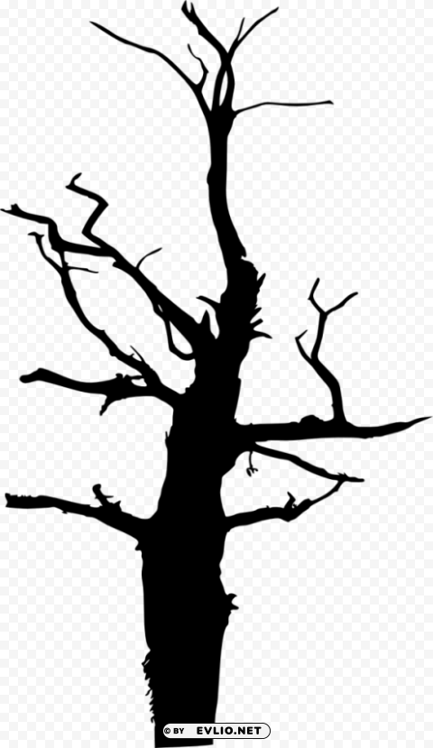 dead tree silhouette PNG images with alpha channel diverse selection