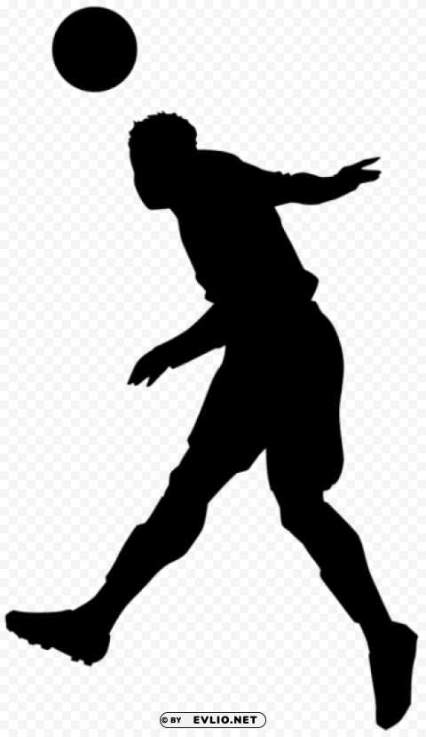 footballer silhouette PNG images with clear alpha channel broad assortment