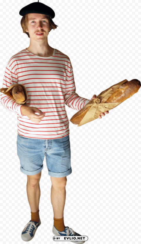 Transparent background PNG image of france baguette Isolated Design Element in Transparent PNG - Image ID 1fb3d6ca