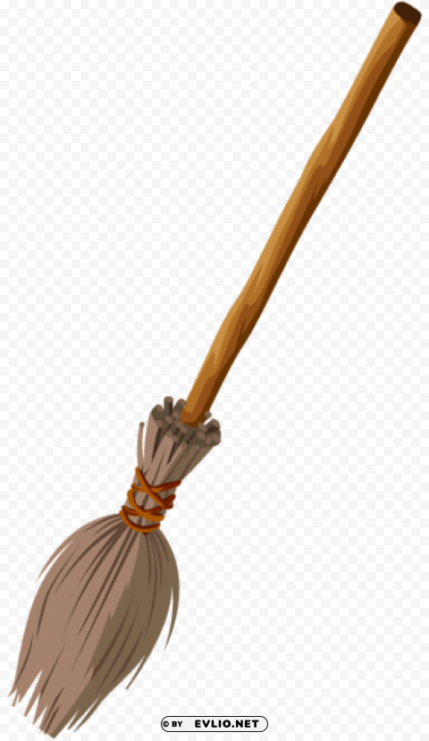 witch broom Transparent PNG Isolated Item