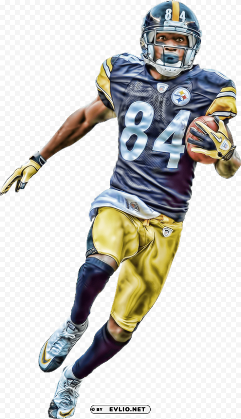 Transparent background PNG image of american football player PNG transparent elements package - Image ID c387eca5