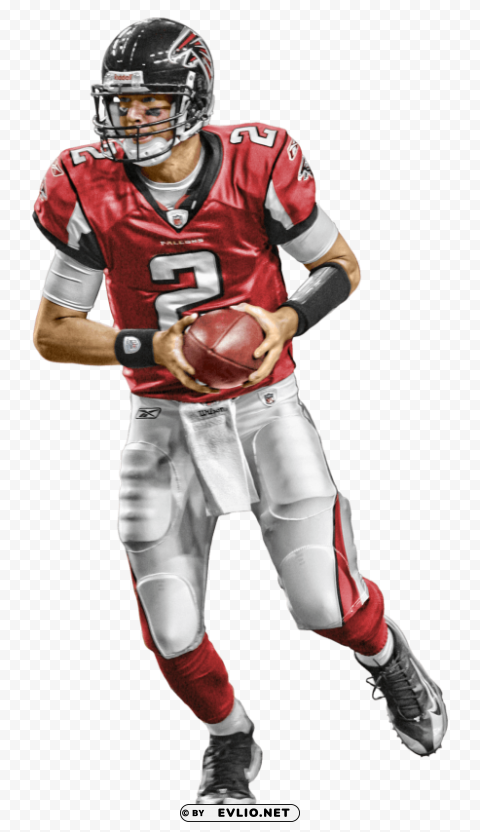 atlanta falcons player running Isolated Item on Transparent PNG