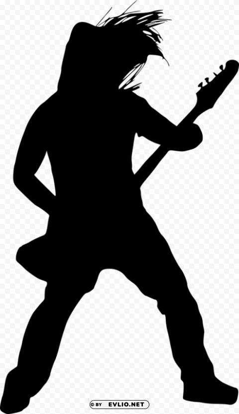 Electric Guitar Player PNG images with clear cutout