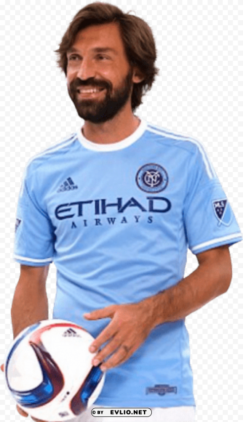 andrea pirlo PNG Isolated Object on Clear Background