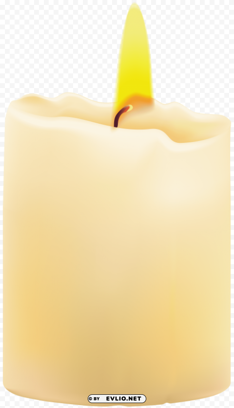 candle PNG Image with Transparent Isolated Graphic