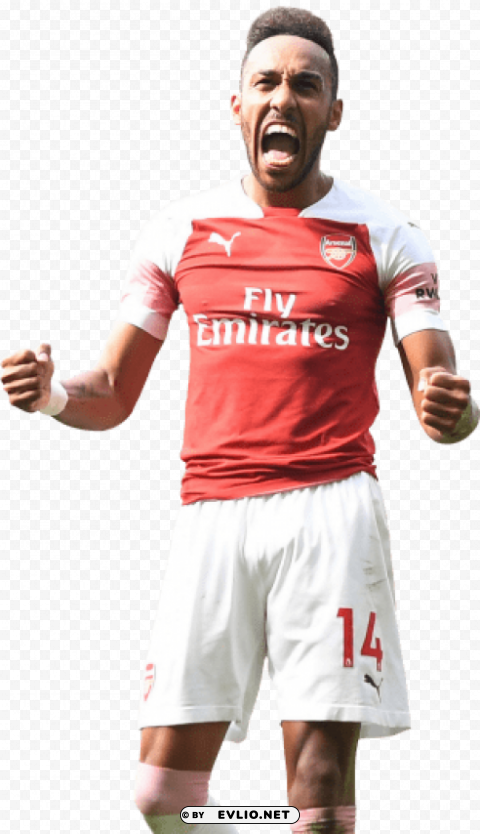 pierre-emerick aubameyang Transparent Background PNG Isolated Art