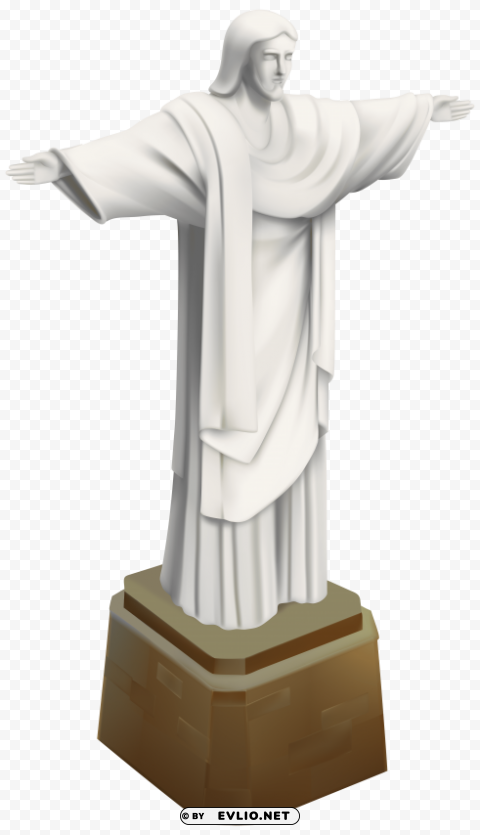 brazil christ the redeemer statue HighQuality PNG Isolated Illustration