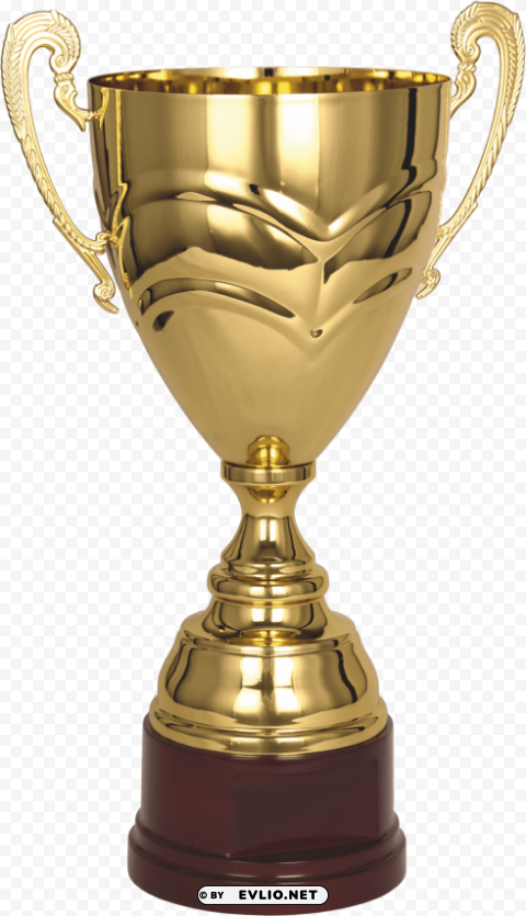 golden cup Transparent PNG Isolated Illustration