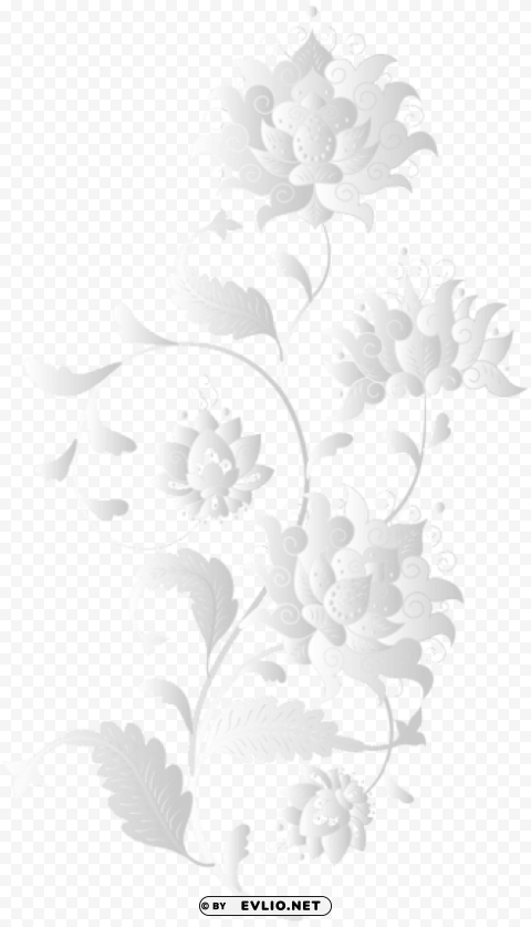 deco flower PNG transparent design
