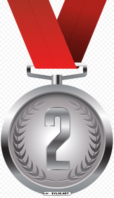 Silver Medal PNG For T-shirt Designs