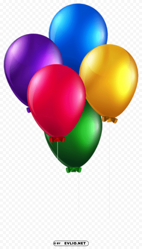 colorful balloons PNG Image Isolated with HighQuality Clarity
