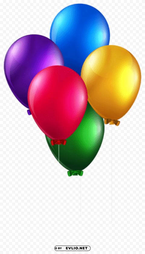 Colorful Balloons PNG Image Isolated With HighQuality Clarity