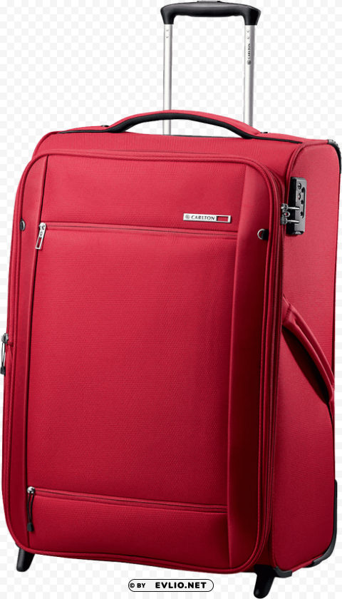 red suitcase HighResolution Transparent PNG Isolation
