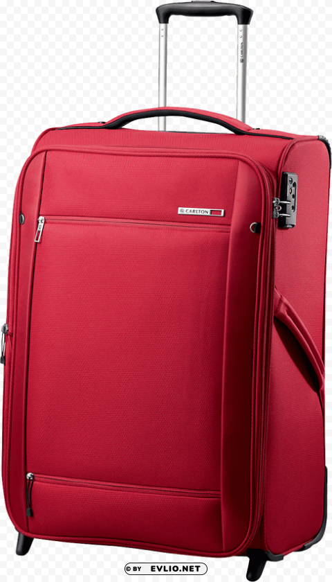 Red Suitcase HighResolution Transparent PNG Isolation