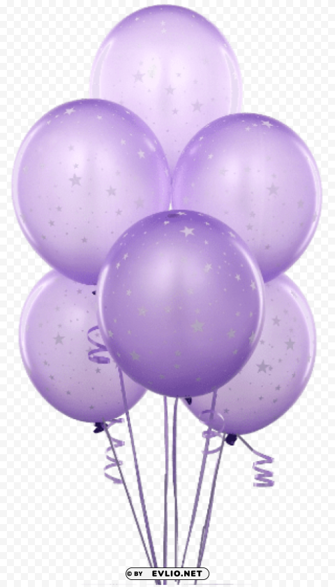  balloons purple PNG images with transparent backdrop
