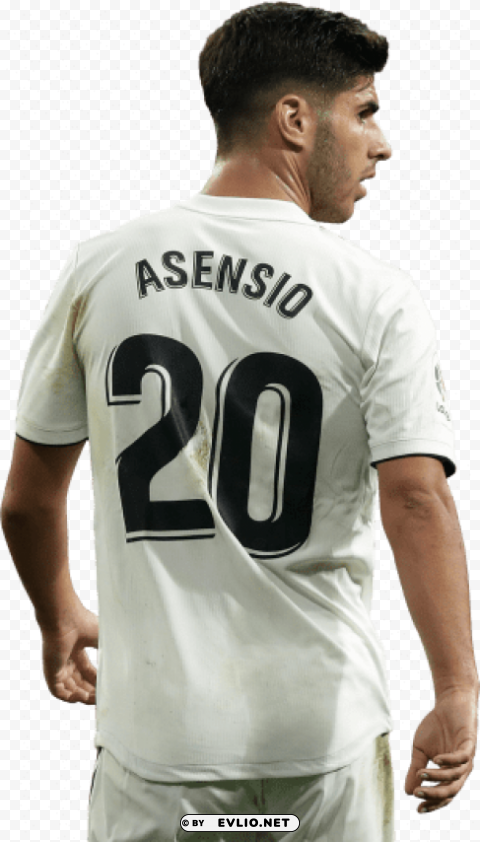 marco asensio PNG with transparent overlay