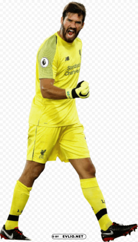 alisson becker Transparent background PNG images comprehensive collection