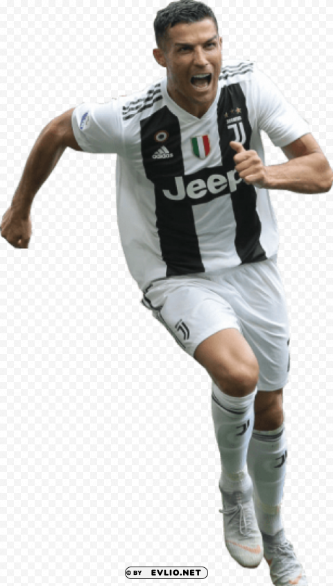 cristiano ronaldo Isolated Artwork on Transparent PNG