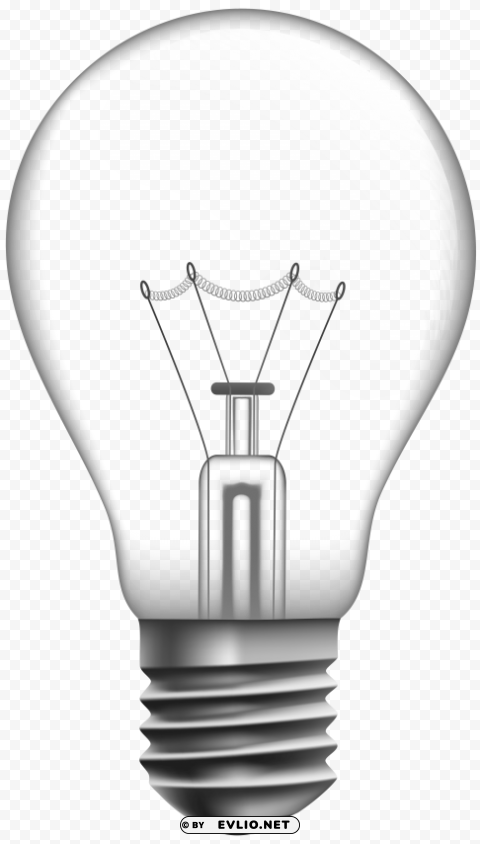 transparent light bulb PNG file with no watermark