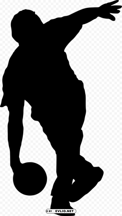 sport bowling silhouette PNG transparent images extensive collection