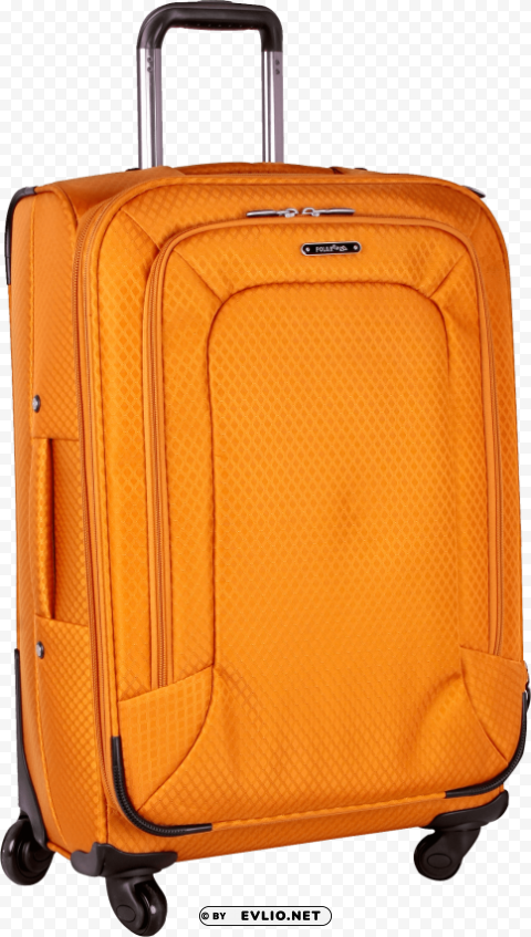 yellow suitcase HighResolution PNG Isolated Artwork