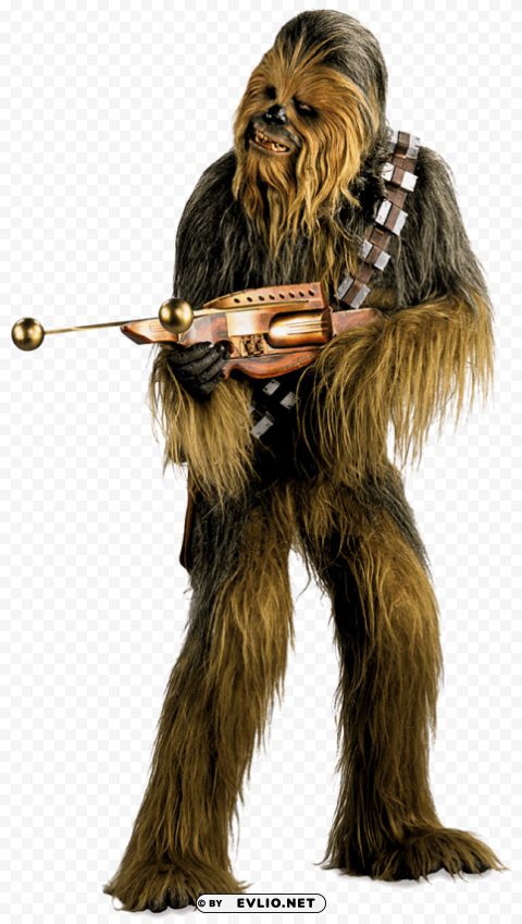 Transparent background PNG image of star wars chewbacca Transparent Background Isolation in HighQuality PNG - Image ID bef2aa11