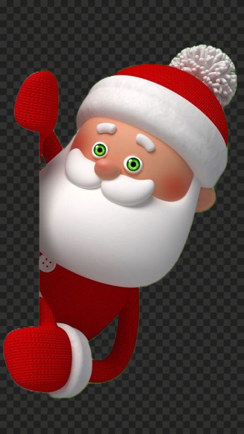 Santa Claus Cartoon PNG images with high-quality resolution