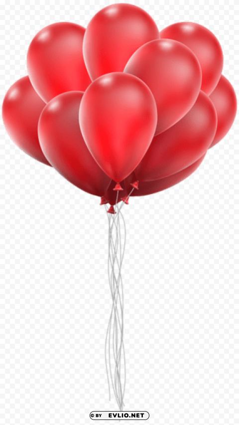 balloon bunch PNG Image with Clear Background Isolation
