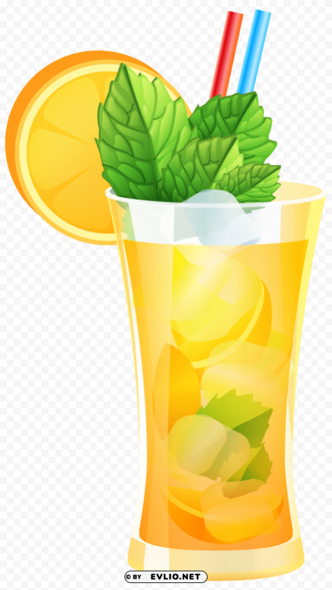 cocktail PNG Graphic Isolated on Clear Backdrop