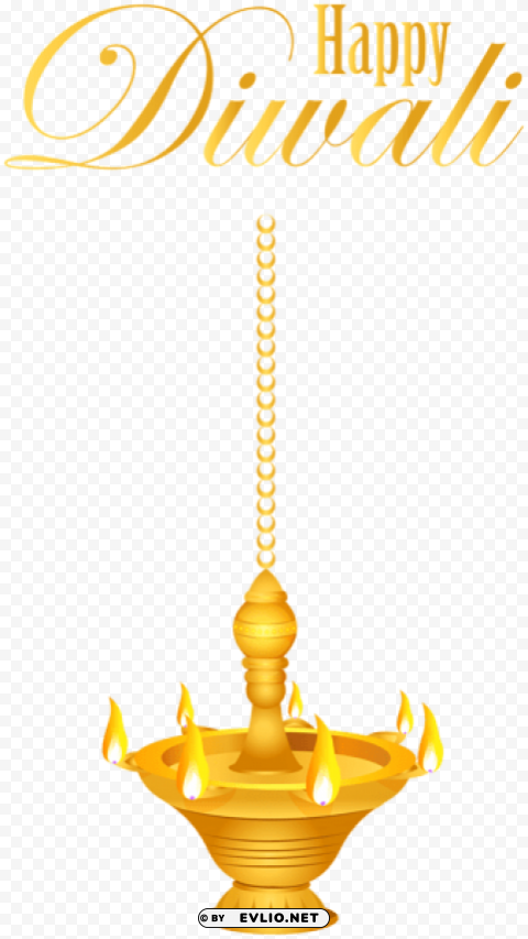 happy diwali hanging candlestick PNG transparent graphics bundle