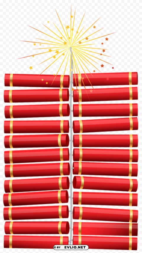 christmas firecrackers Transparent PNG Isolated Graphic Element
