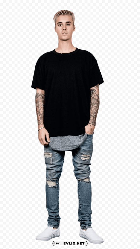 Justin Bieber Standing PNG Cutout