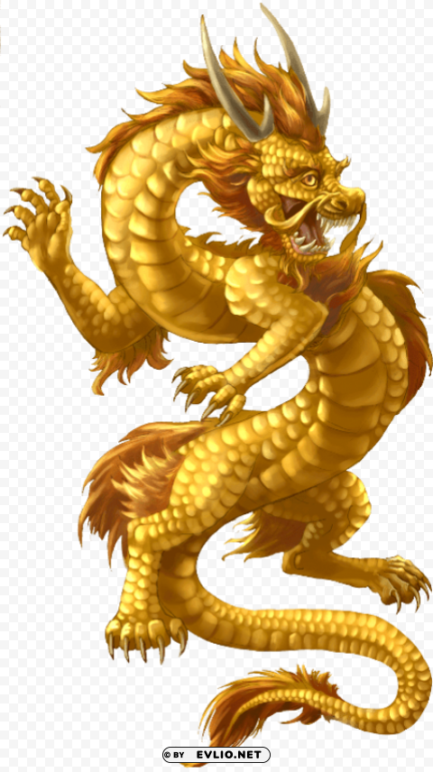 chinese dragon gold No-background PNGs PNG transparent with Clear Background ID c9dcdff1