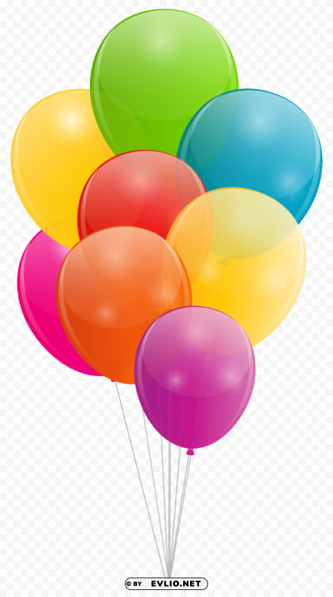balloons PNG graphics with clear alpha channel broad selection