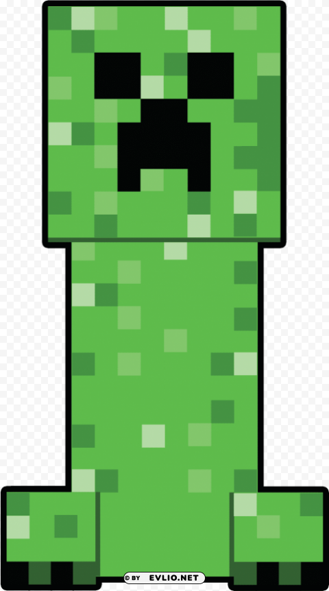 creeper minecraft PNG Graphic Isolated on Clear Background