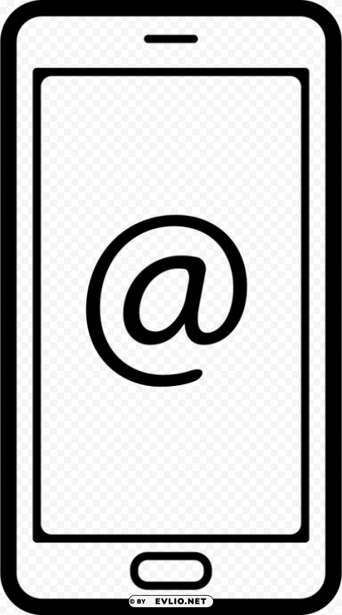 Email Isolated Item On Transparent PNG Format