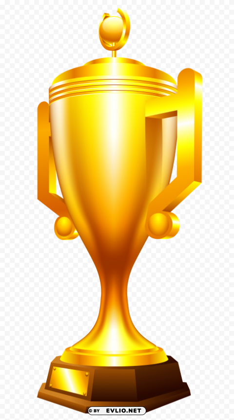 gold cup trophy Clear Background PNG Isolated Element Detail